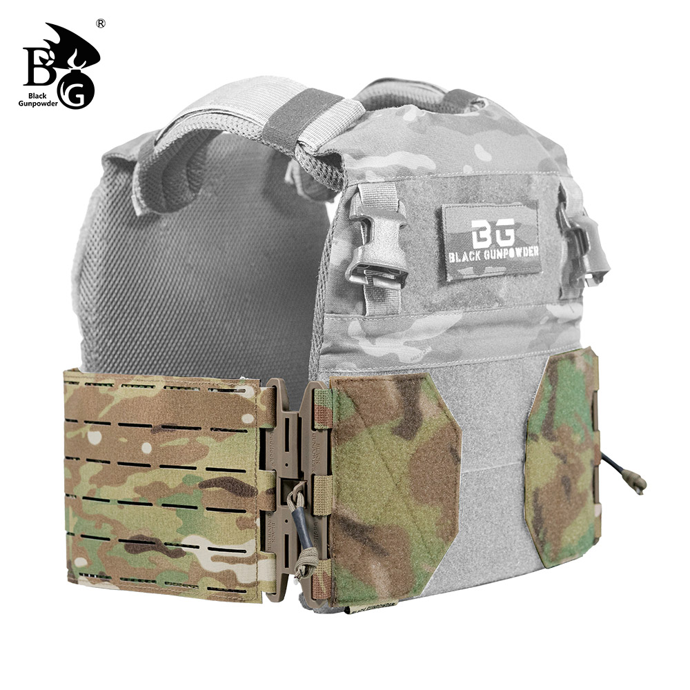 Tactical Plate Carrier Vest Quick Release - BG Taktische Weste mit Schnellverschluss, Schnallen-Set,