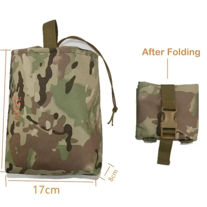 Tactical Dump Pouch Foldable Drop Bag - Outdoor Taktische Faltbare Retrieval Tasche Dump