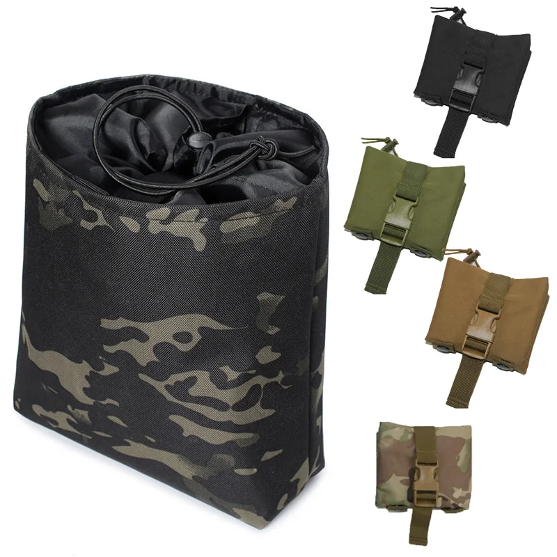 Tactical Dump Pouch Foldable Drop Bag - Faltbare taktische Molle Magazin Dump Drop