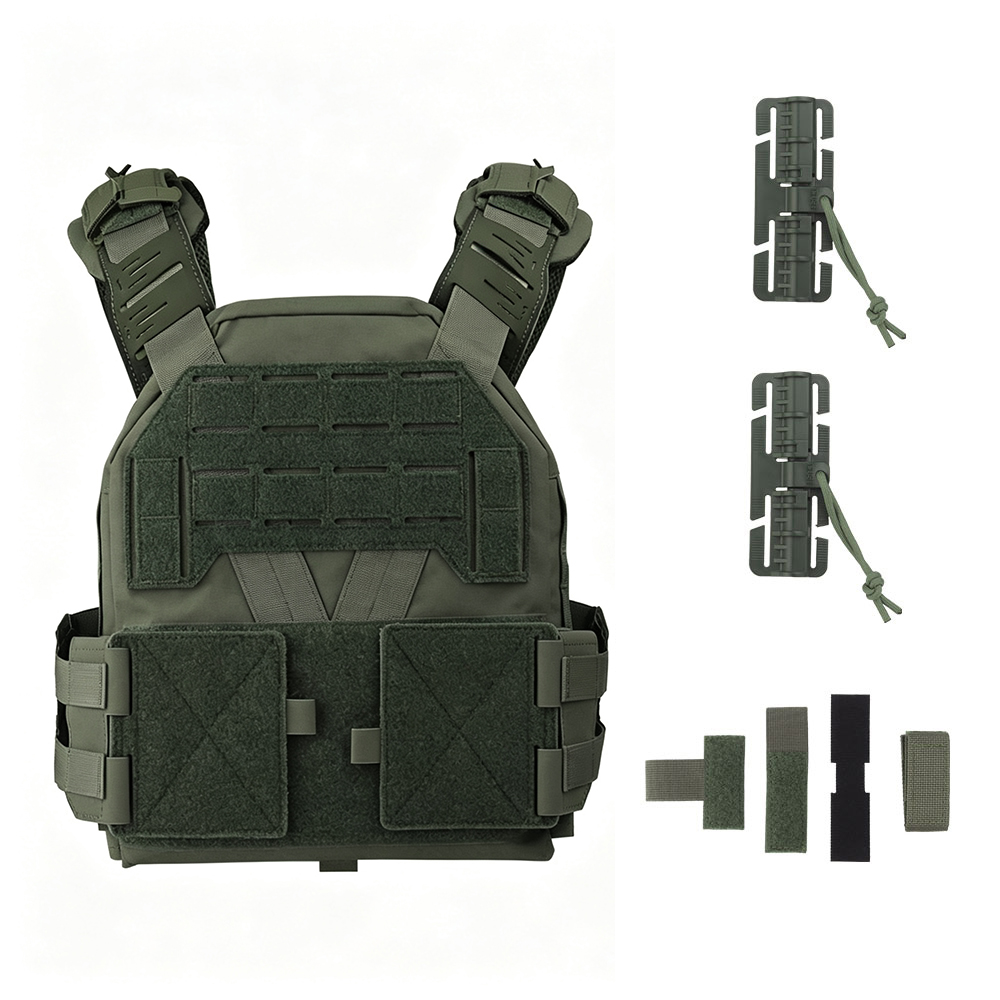 Tactical Plate Carrier Vest Quick Release - Taktische KZ Plattenträger-Jagdweste Komfortabel Leichtgewichtig Multifunktional