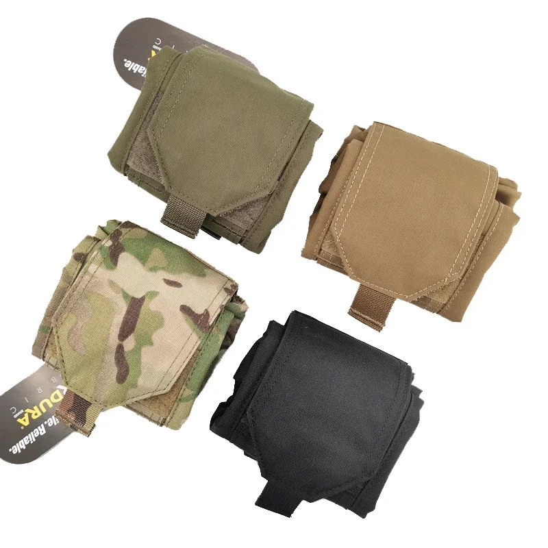 Tactical Dump Pouch Foldable Drop Bag - Multicam Drop-Dump-Tasche Taktische EDC-Magazintasche Airsoft-Ausrüstung MINI