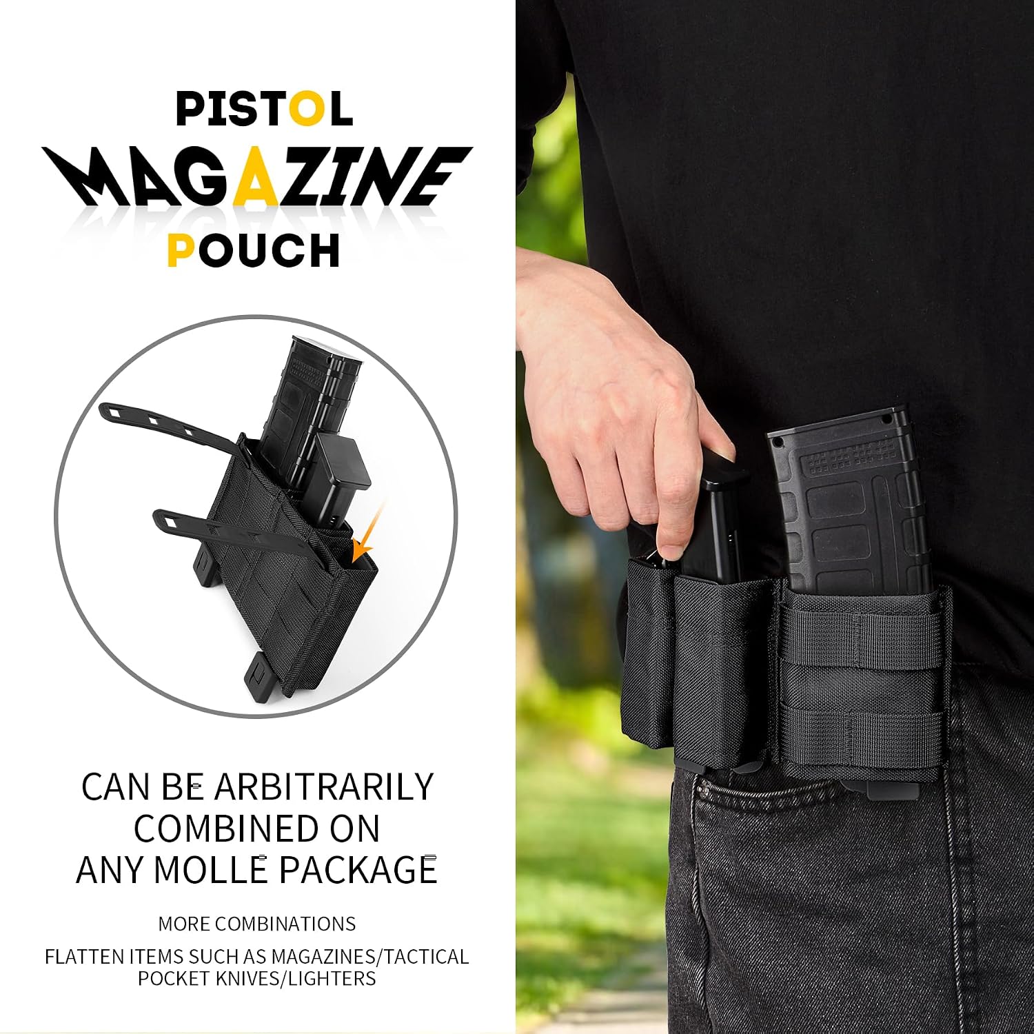 5,56 Magazintasche, doppelte 9 – Molle Mag Pouch Double Magazine 5.56 9Mm Bewertung und Preis