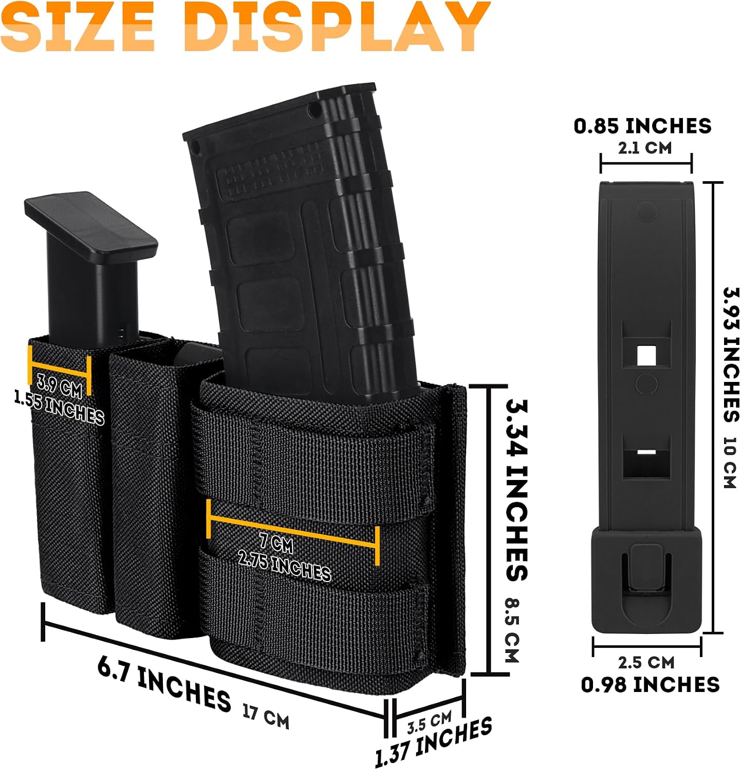 5,56 Magazintasche, doppelte 9 – Molle Mag Pouch Double Magazine 5.56 9Mm Bewertung und Preis
