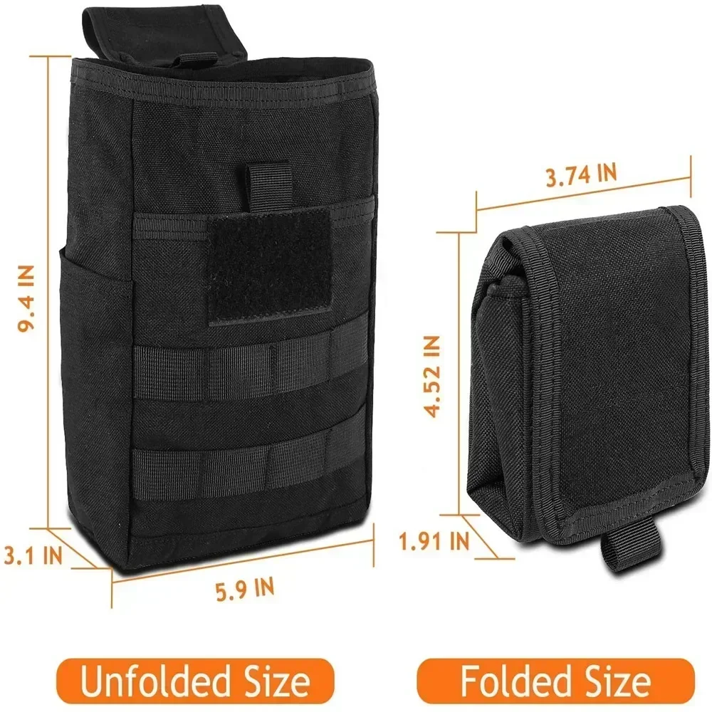 Taktische faltbare Molle-Dump- – Tactical Dump Pouch Foldable Drop Bag Bewertung und Preis